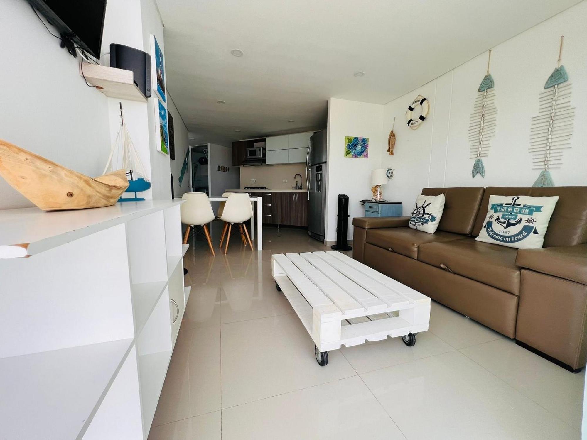 Edificio Areia En Pozos Colorados, Apto 2 Habitaciones 2 Banos Санта-Марта Экстерьер фото