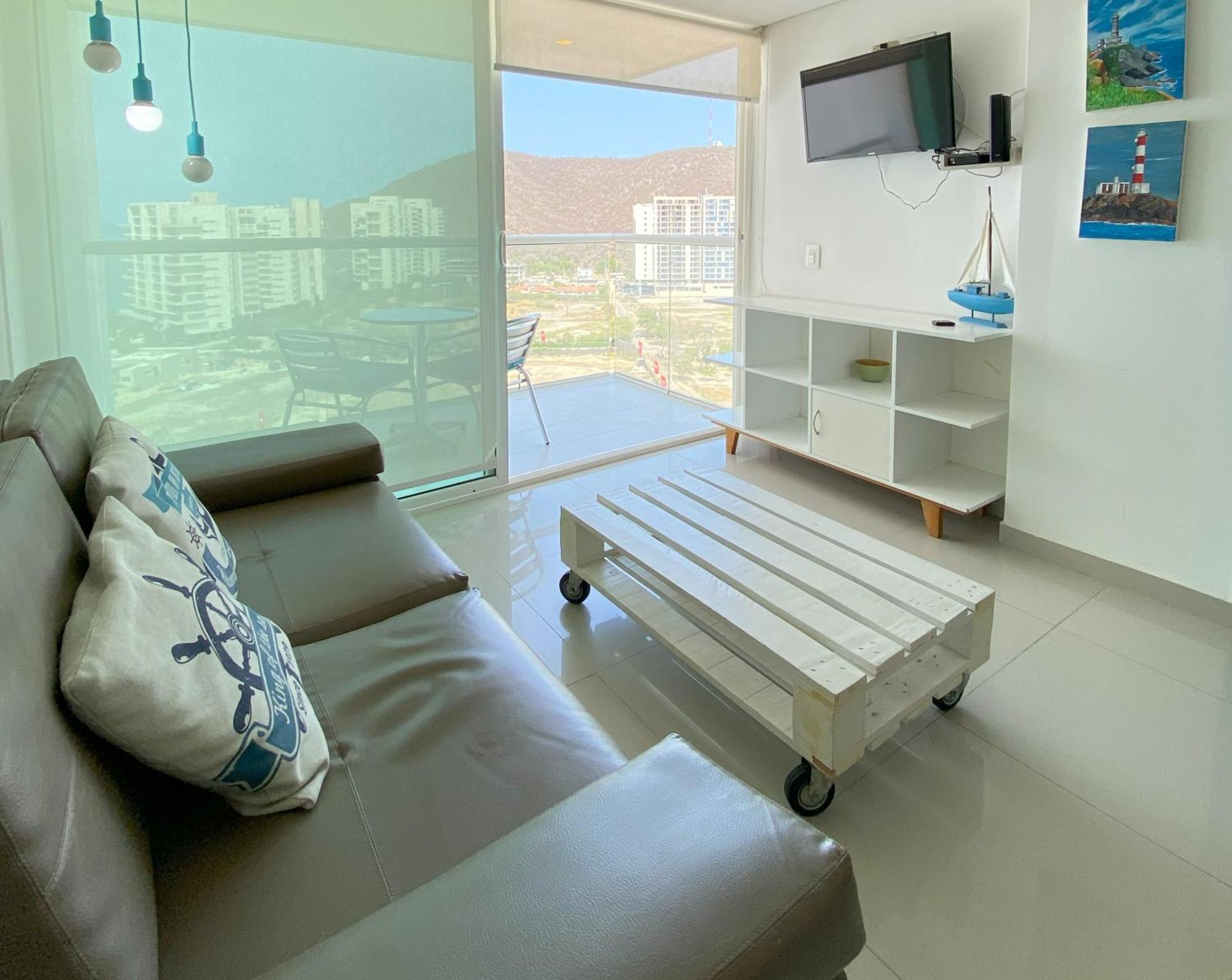 Edificio Areia En Pozos Colorados, Apto 2 Habitaciones 2 Banos Санта-Марта Экстерьер фото